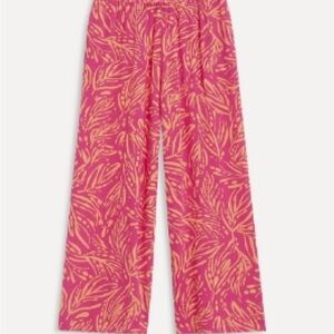 The Bird’s Papaya line - Wide-Leg Gauze Crop Pant